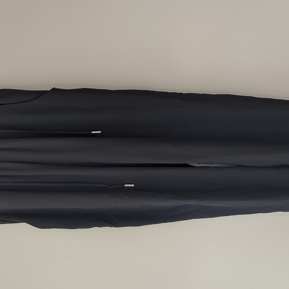 Small Love Tree Black Lace Up Detail Partially Lined Semisheer Jumpsuit - Picture 5 of 13